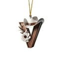 thumbnail image 1 of chaungfeng Strong Cowboy, 3.15" Personalized Cowboy Countryside Shape Acrylic Ornament, Customized Christmas 26 Letter Ornament for Cowboy Fans, Christmas Tree Hanging Gifts Holiday Decor, 1 of 6
