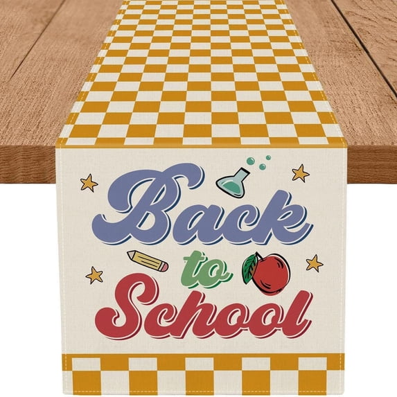 chaungfeng Table Runner Book for The Books Themed Birthday Party Decoration, Kitchen Dining Room Home Decor (13" x 72")