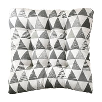 chaungfeng Thickened Soft Seat Cushion, Four-season Butt Pads Breathable Summer Linen Chair Cushions, Patio Outdoor Home Decor Indoor Kitchen Dining Chairs Cushion 15.75"x15.75"(G)