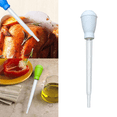 thumbnail image 1 of chaungfeng Turkey Baster, Clear Baster Syringe for Home Baking and Roaster Turkey, Include Detachable Food Grade Bulb with Double Scales for BBQ Grill Baking Kitchen Cooking,11.2 ", 1 of 8