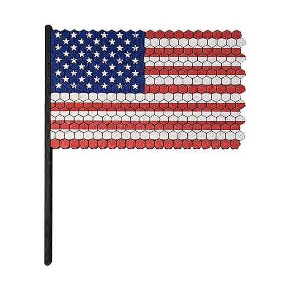 chaungfeng USA Desk Flag - Miniature American Desktop Flag without Base, Mini US American Office Printing Flags - Vivid Color and Fade Resistant