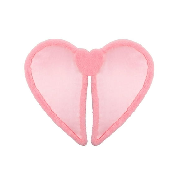 chaungfeng Valentine Angel Wing Props, Quick Assembly Design Organdy Fabric for Cosplay Photo Booths Party, Flower Back Decorated Angel Wing