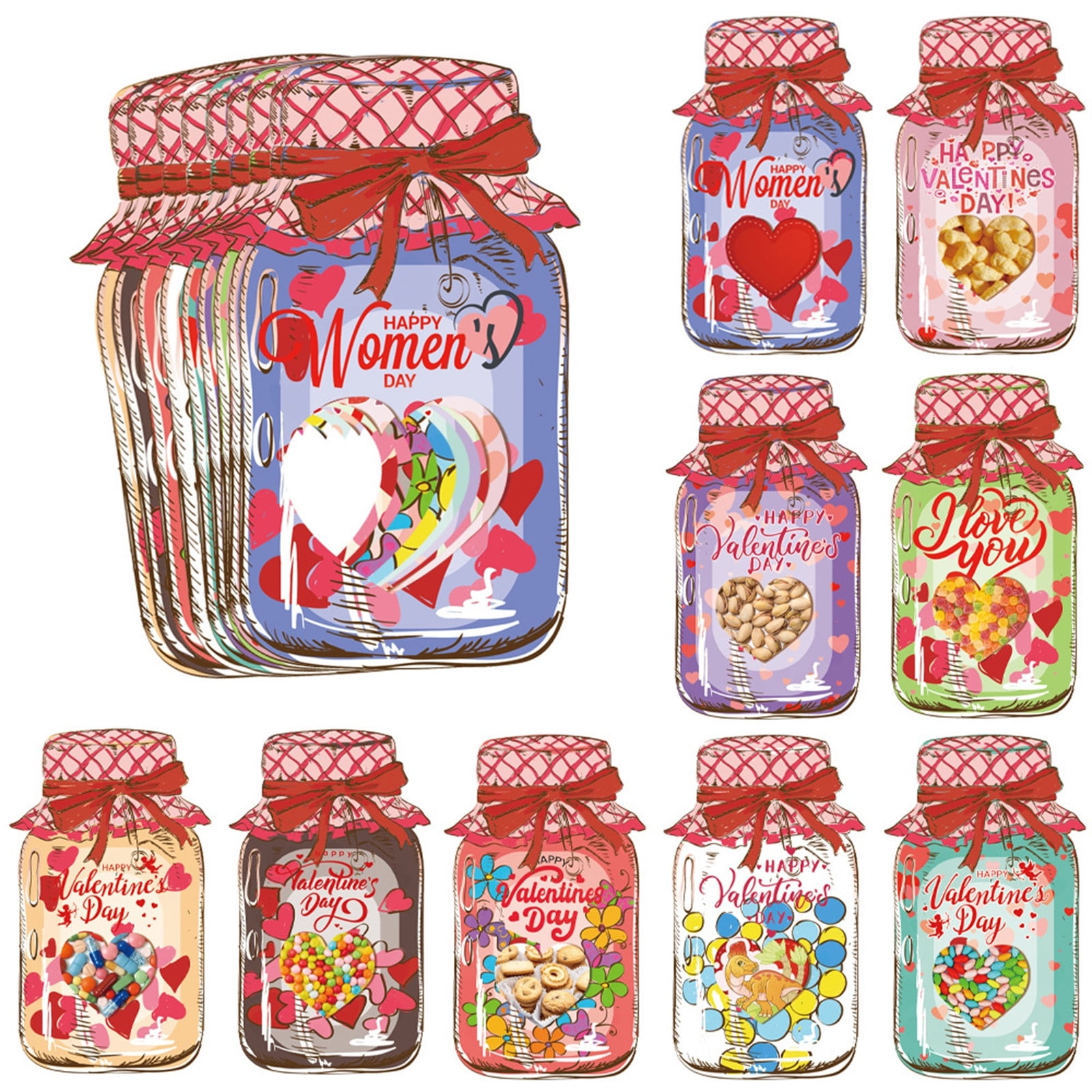 chaungfeng Valentines Day Cards, Set of 9 Unique Valentines Day Cards ...