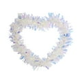 thumbnail image 1 of chaungfeng Valentines Day Heart Shape Garland, Front Door Hanging Wreath Decoration for Wedding Engagement Anniversary Party Supplies (E), 1 of 6