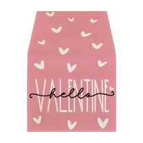 chaungfeng Valentines Day Heart Table Runner, 13x90 Inch Valentines Decorations Home Kitchen Dining Wedding Anniversary Table Decor