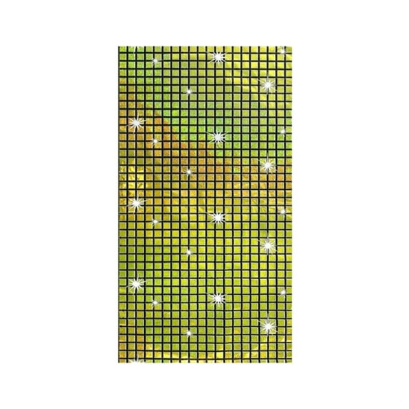 chaungfeng Valentines Tablecloth Christmas Party Decorations, Shiny Iridescent Disposable Laser Rectangle Table Covers, Snowflake Sequin Plastic Table Cloth, 39 x 106Inch