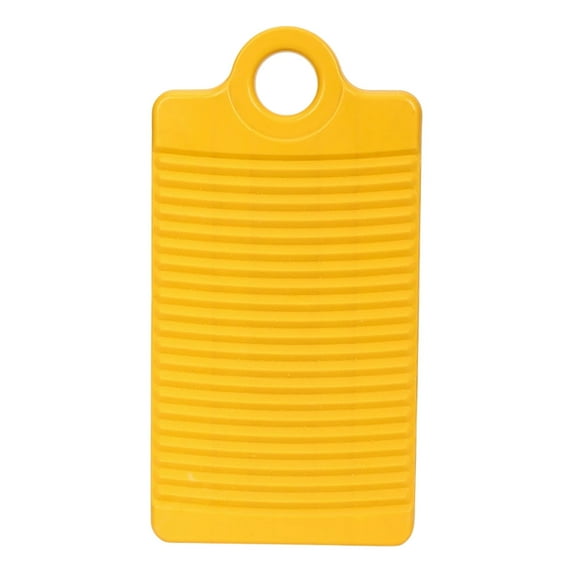chaungfeng Washing Board, Mini Washboards, Plastic Wash Board for Small Items Cloth, Used in Bathroom Sink Small Basin Lightweight Travelling Small Size 7.08"x12" (Yellow)