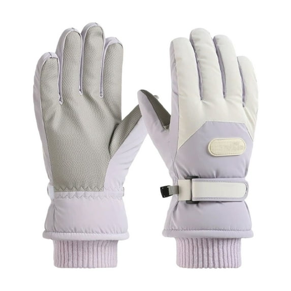 chaungfeng Winter and Autumns Warm Gloves for Women, Fleece Lined Thick Warm Outdoor Sports Cold Resistants Touch Screen Thermal Gloves for Driving Cycling Skiing