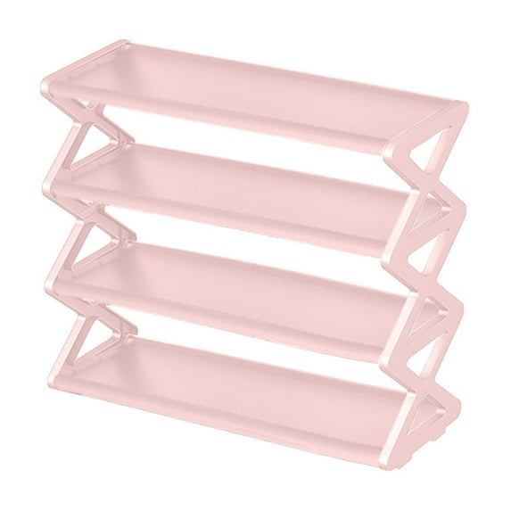 chaungfeng X-Type Shoe Rack, Multifunctional Double Steel Tube Assembly Shoe Cabinet for Entryway, Hallway, Dorm