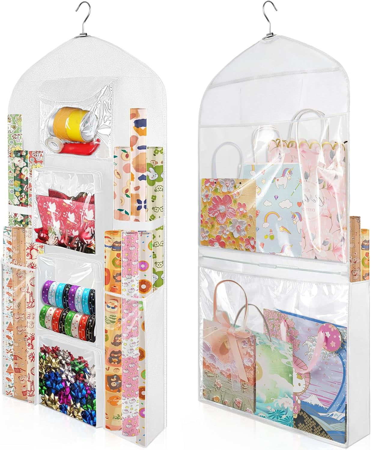 chdqwer HCOCM Hanging Gift Wrapping Paper Storage 48x24 (Extra Large ...