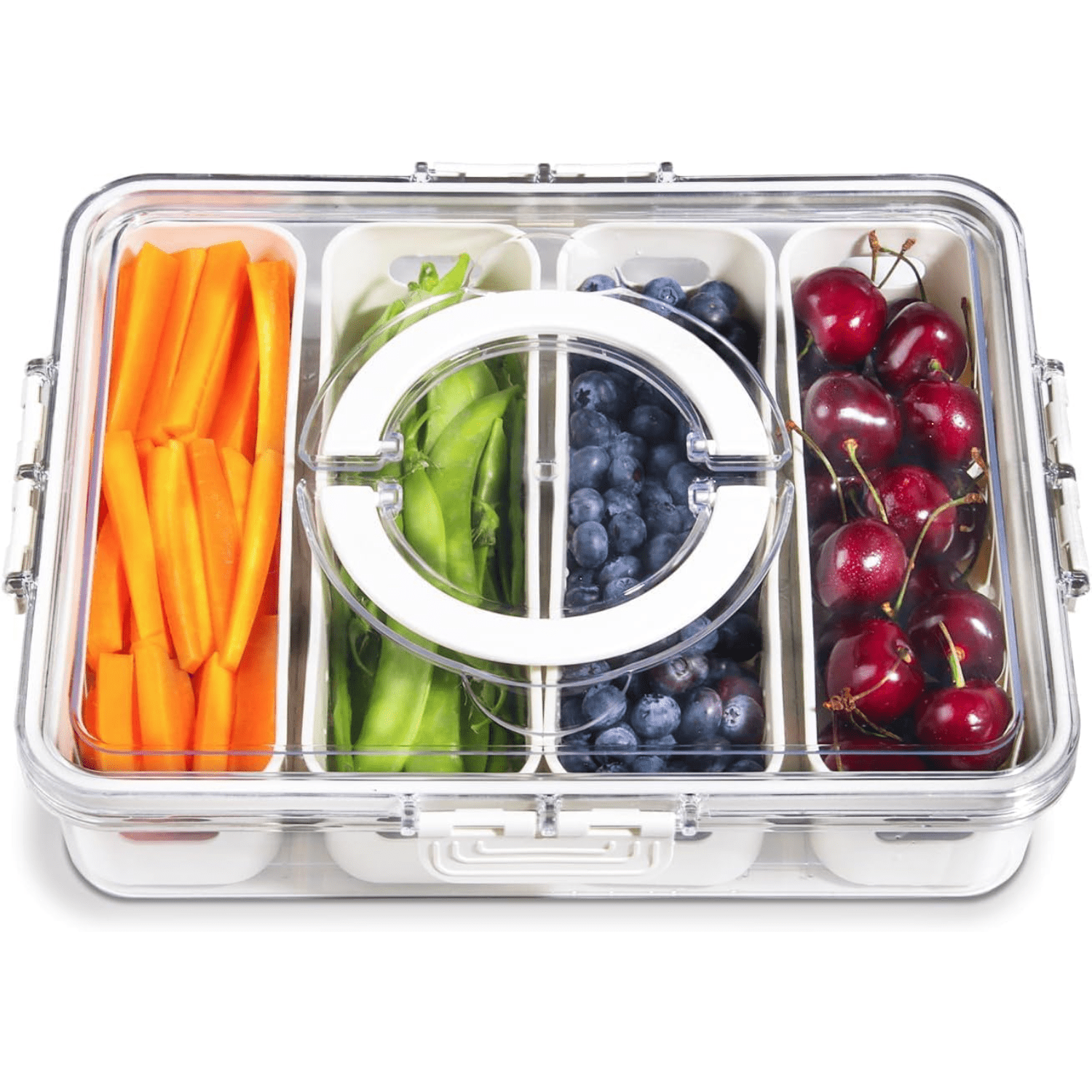 chdqwer Refrigerator Organizers and Storage 4 Compartments Snackle ...