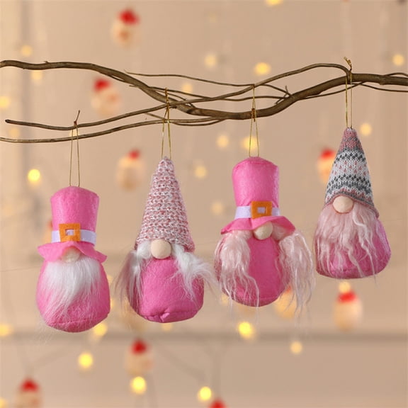 cheap small gift Christmas Decorations Snowflake Forest Old Man Doll Ornament Faceless Doll