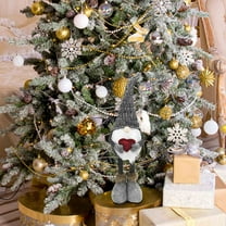 cheap small gift Decorations Stretch Knitted Faceless Doll Standing Doll Decorative Gift