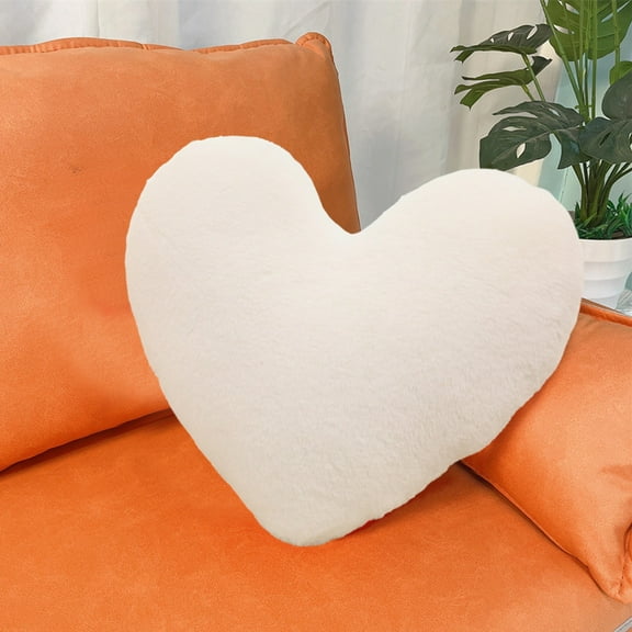 cheap small gift Valentine's Day Heart Shaped Pillow - Short Puffy Heart Shaped Decorative Pillow - Cute Soft Pillow As A Children's Living Room And Sofa