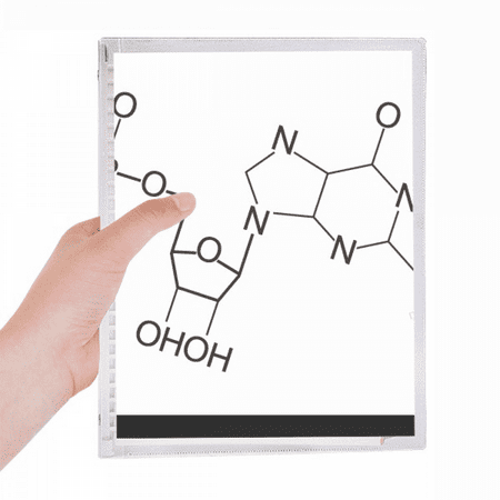 checal molecular structure illustration notebook loose diary refillable journal statiry