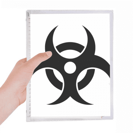 checal toxic radiation harmful pattern notebook loose diary refillable journal statiry