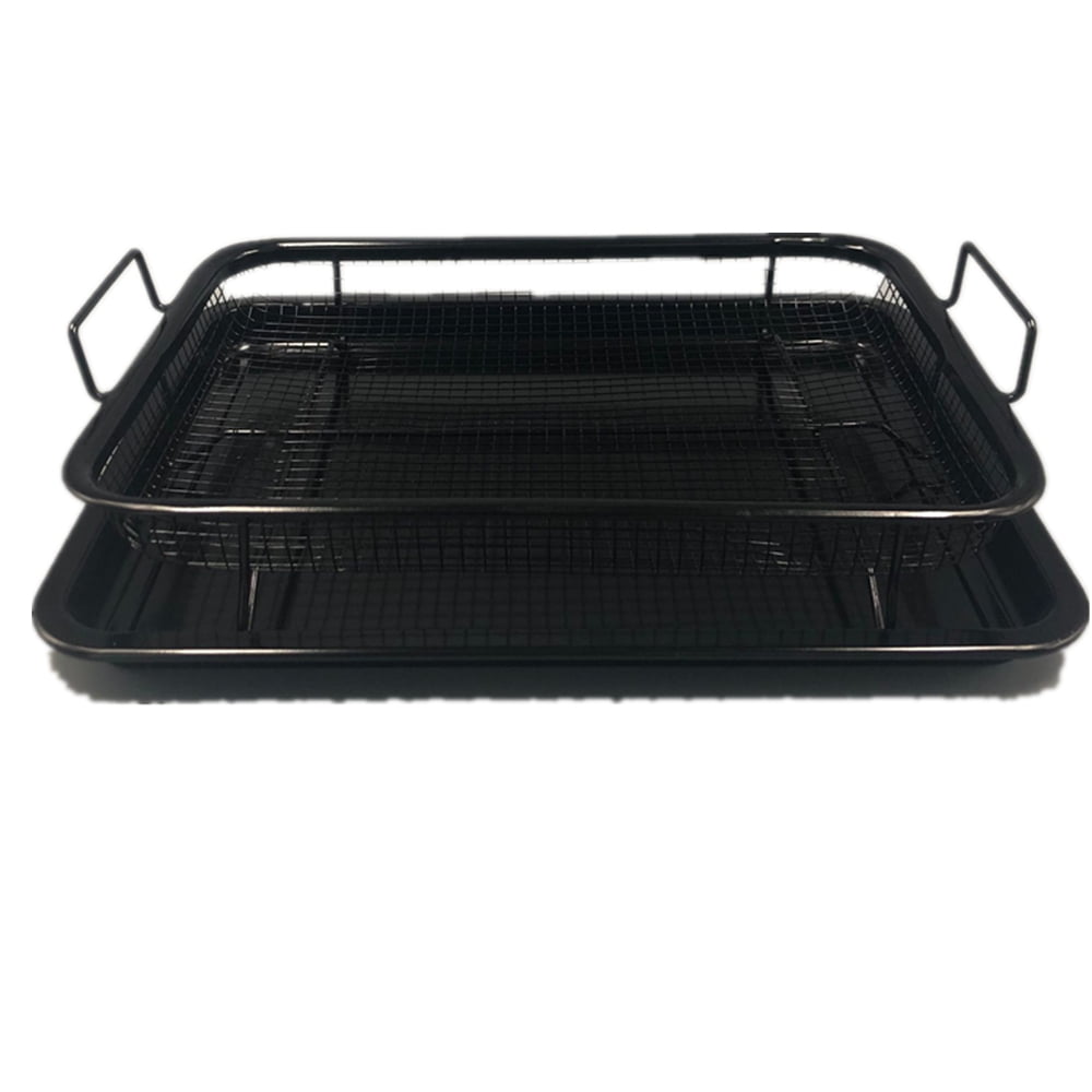 cheefull Air Fryer Baskets for Oven, 18/8 Stainless Steel Oven Air Fryer  Basket, Crisper Tray Air Fryer Accessories Pans for Oven, Bakeware Sets  Oven