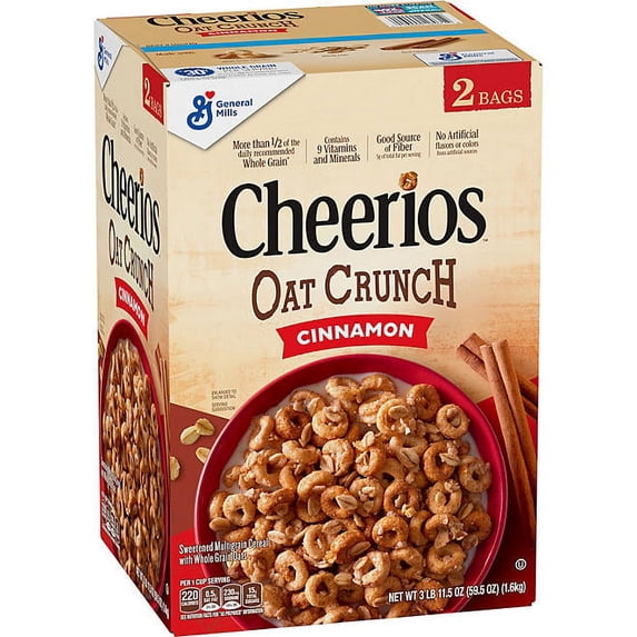cheerios oat clusters 2 pk