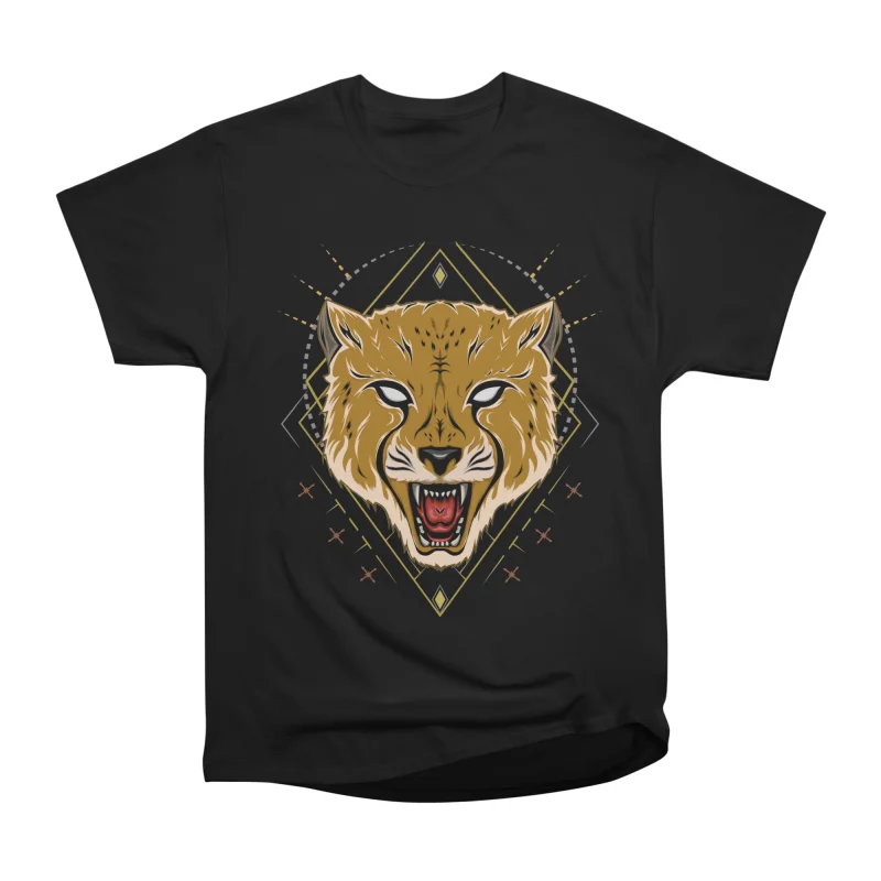 cheetah face isolated on the white background Portrait of Cheetah line ...