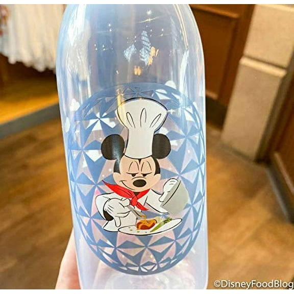 Disney Chef Mickey Spaceship Earth 1 Count Water Bottle