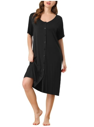 Nightgowns that button up the front cheap