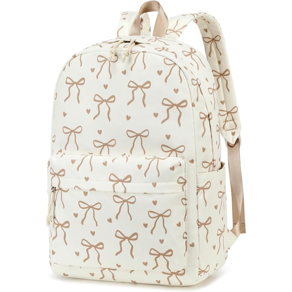 chencehns 17 Inch Waterproof and Lightweight Laptop Backpack for Teenagers on Study Trips Gift with bow Tie.