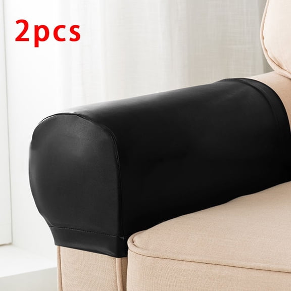 chengsi 1 Pair PU Leather Sofa Armrest Covers For Couch Chair Arm Protector Waterproof