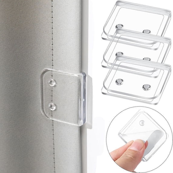 chengsi 1 Pcs Shower Curtain Clips Windproof Shower Curtain Fixer Holder Anti Slip Bedsheet Clip Home Organizer