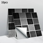 chengsi 10pcs Self Adhesive Wall Tiles 3D Mosaic Tiles Stickers For Kitchen Bedroom Bathroom Walls Backsplashes Waterproof