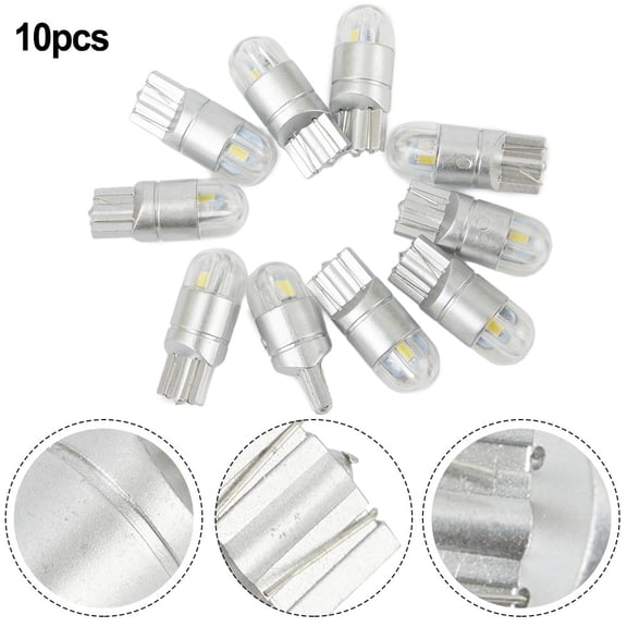 chengsi 10x LED 194 168 W5W Canbus Silica Bright White License Light Bulb Lamp 6000K