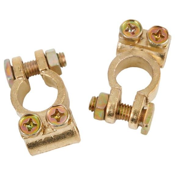 chengsi 2/4Pcs Car Battery Terminals Connectors Clamps Car Batteries Terminals Caravan Motorhome 12V Battery Terminal Wire Cable Clamp