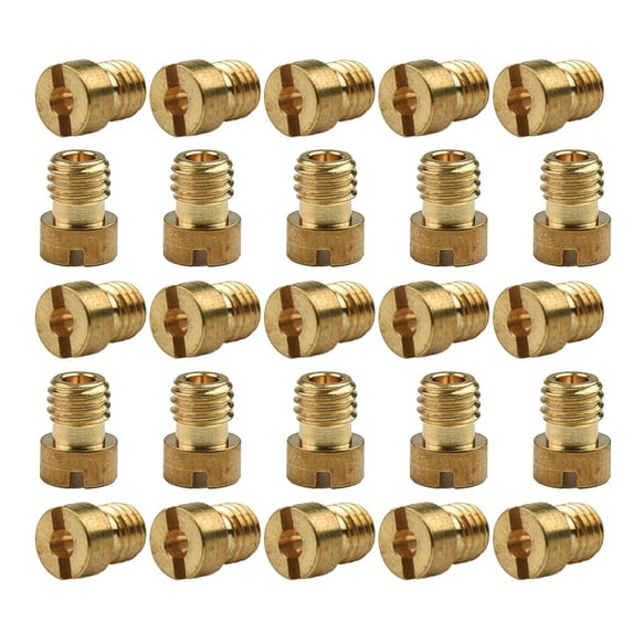 chengsi 25pcs Carburetor Main Nozzle 55-115 M5 5MM (outer Diameter: 6MM) For Dellorto, SHA 13, SHA 14, SHB 16, SHB 19, SHB 20, SHBC 19