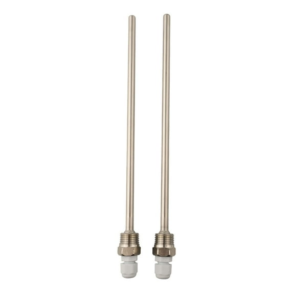chengsi 2pc Thermowell G 1/2\\\" Thread For Temperature Sensor Immersion Sleeve Pocket Stainless Steel Probe Solar Accessories