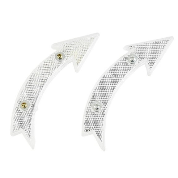 chengsi 2pcs Bike Reflectors Plastic Bicycle Spokes Reflective Sheet Red Yellow Blue Green White Bicycle Accessories Lights