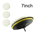 thumbnail image 1 of chengsi 3/4/5/7in Faux Wool Buffing Polishing Pads Set For Car Polisher W/ Drill Adapter, 1 of 10
