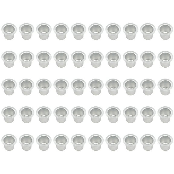 chengsi 30/50pcs Candle Holder Metal Candle Insert For Taper Candles Decorative Candles Holder Mini Home Decor Candlestick Accessories