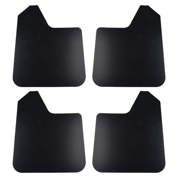 chengsi 4pcs Universal Mud Flaps Splash Guards Mudguards Mudflaps Car Auto Van SUV Truck Pickup Accessories Front Rear Set