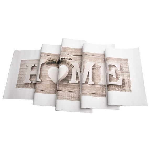 chengsi 5Pcs/set Unframed Modern Wall Art Painting Print Canva Picture Home Room Decor