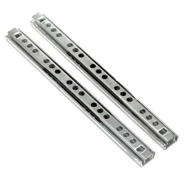 chengsi 8-16 Inches Stainless Steel Drawer Slides Soft Close Drawer Track Rail Sliding 2-Section Cabinet Slides Furniture Hardware