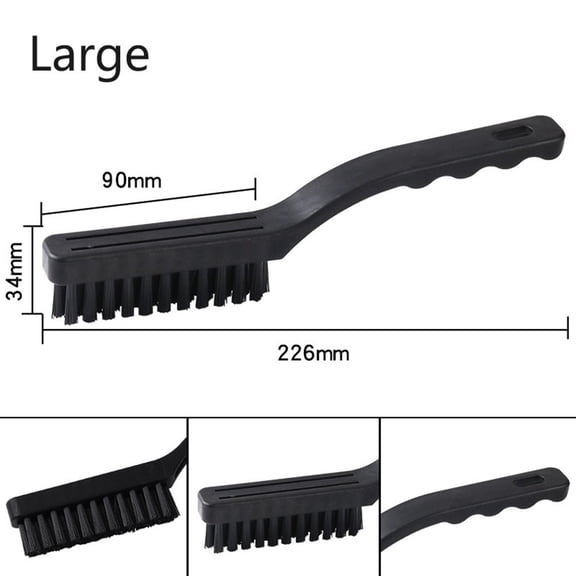 chengsi Anti-Static Brush ESD Anti Static Dust Clearning Brush Universial Electrical Circuit Board Manual Cleaning Tool Black