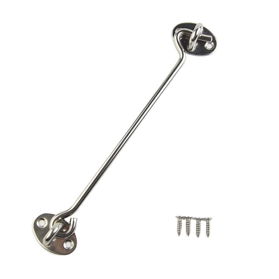 chengsi Cabin Hook Eye Lock With Safety Switch Hook Door Eye Latch Silent Catch Holder With Screws Storage Hooks