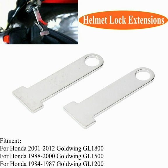 chengsi Chrome Helmet Strap D-Ring Lock Extension For Goldwing GL1800 GL1500 1200