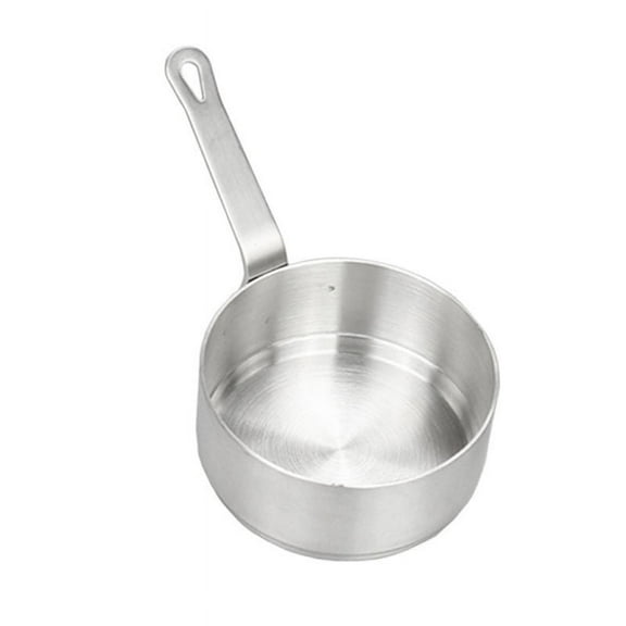 chengsi Compact Size Stainless Steel Small Milk Pan Saucepan NonStick Boiling Pan