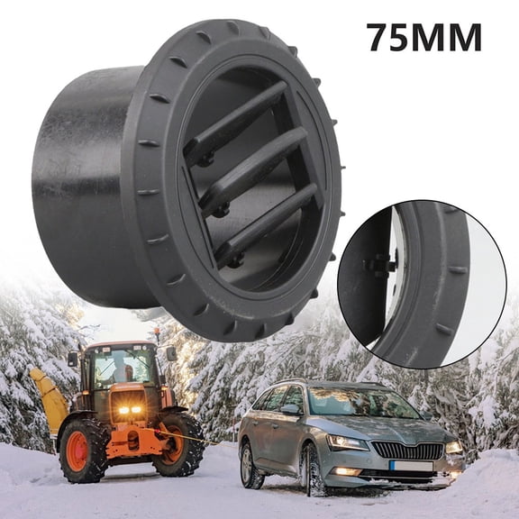 chengsi Convenient Black Warm Air Vent Outlet For 75mm Diesel Heater Duct Pipe 75mm