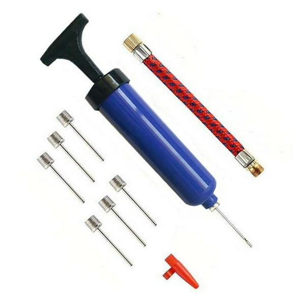 chengsi Durable Mini Air Pump Perfect for Sports Balls & Inflatable Toys 8 Blue