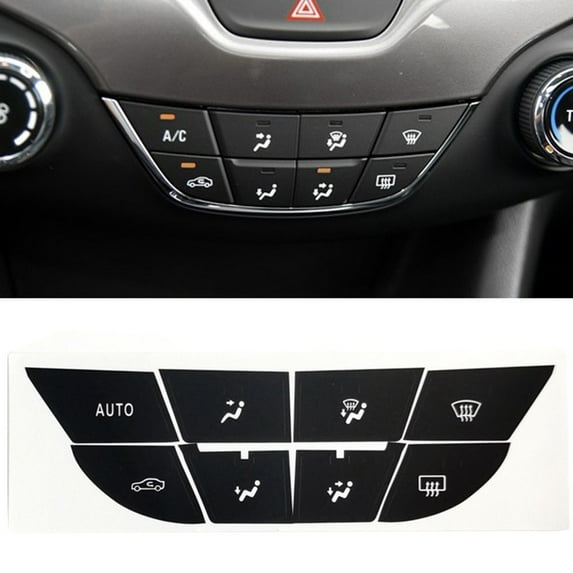 chengsi Enhance the Functionality of Your Control Panel with AC Control Button Repair Kit Stickers for Chevrolet For Cruze