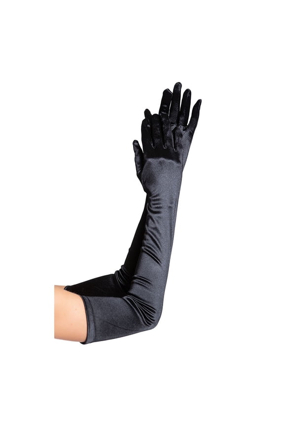 Etiquette Long Gloves Satin Gloves Wedding Performance Prom Uniform Accessories