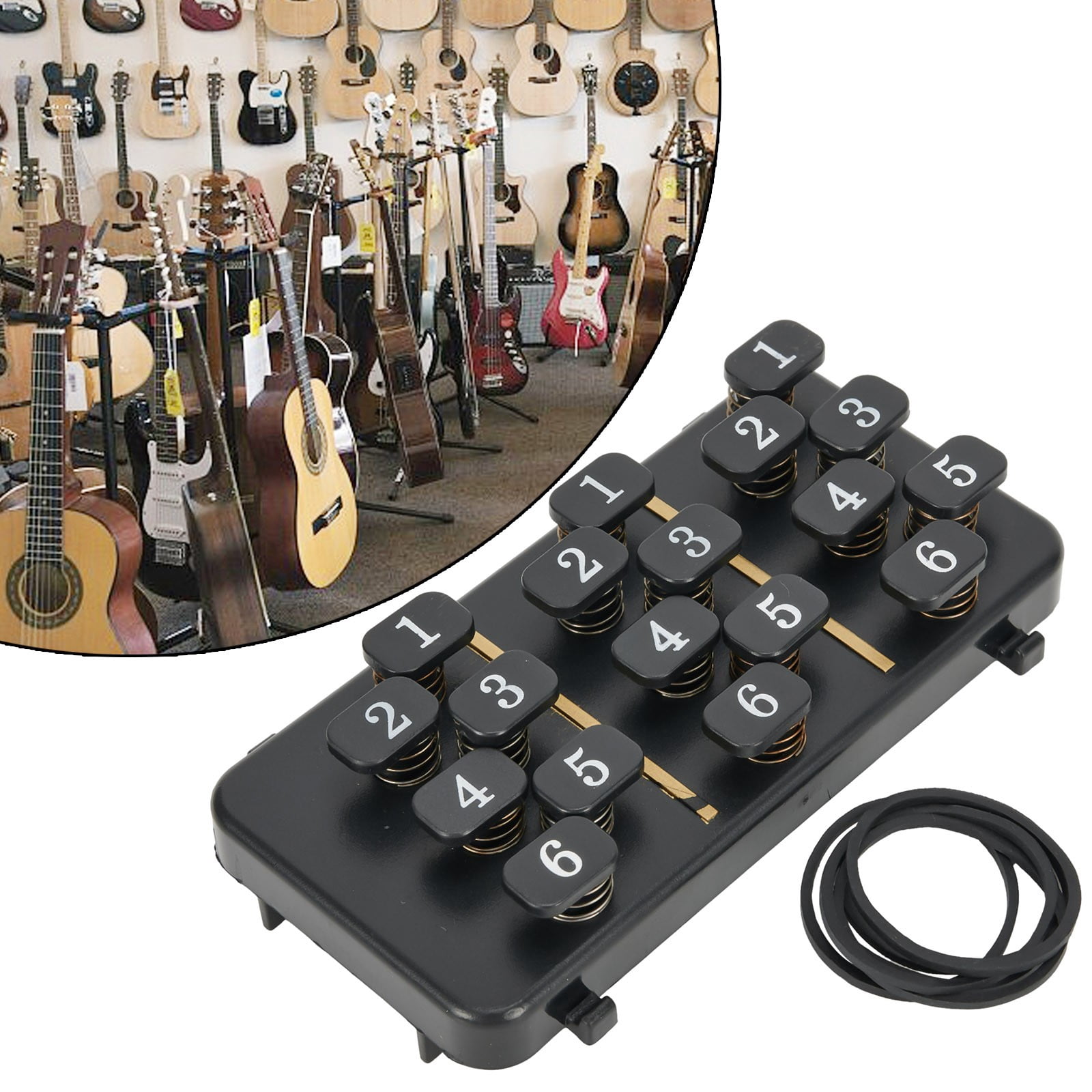 chengsi Guitar Learning System Key Attachment For Easy And Effortless Learning Over 110 Chords Available Electric Guitar Accessories