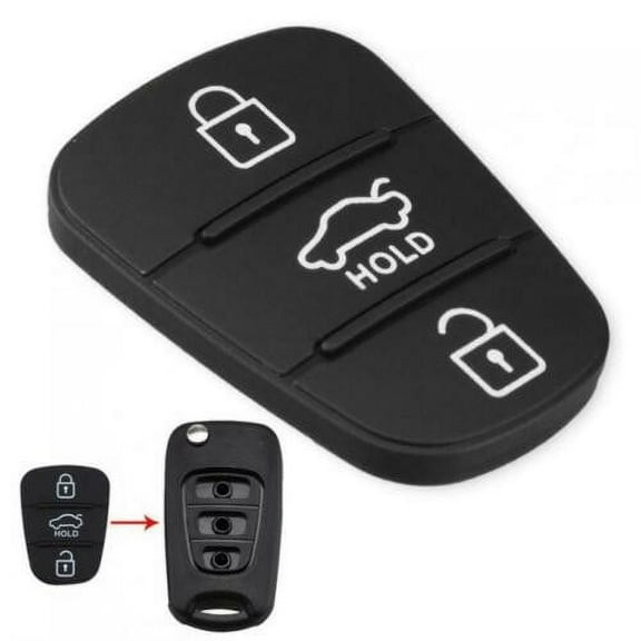 chengsi Key Button Rubber Pad Insert Remote Shell 3 Buttons Durable And Practical