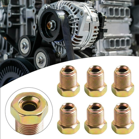 chengsi Metric Nuts Kits Cylinder Fittings M12mm X1mm Unions Master 3/16 Pipe